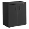 Gladiator GAGB28FDESG Ready-to-Assemble Steel Freestanding Garage Cabinet in Black/Granite (28 in. W x 31 in. H x 18 in. D)