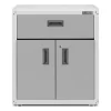 Gladiator GAGB28KDKW 28 in. W x 31 in. H x 18 in. D 1-Shelf 3/4-Door Modular GearBox Freestanding Cabinet in White
