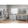 Gladiator GAGB28KDKW 28 in. W x 31 in. H x 18 in. D 1-Shelf 3/4-Door Modular GearBox Freestanding Cabinet in White