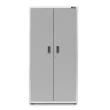 Gladiator GALG36KDZW Ready-to-Assemble Steel Freestanding Garage Cabinet in Hammered White (36 in. W x 72 in. H x 18 in. D)