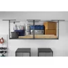 Gladiator GALS28M2KG GearLoft Hammered Granite Adjustable Height Overhead Garage Storage Rack (96 in W x 24 in D)