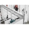 Gladiator GALS48M4JW GearLoft White Adjustable Height Metal Overhead Storage Rack (48 in W x 96 in D) Gladiator GALS48M4JW GearLoft White Adjustable Height Metal Overhead Storage Rack (48 in W x 96 in D)