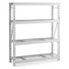 Gladiator GARS604TKW White 4-Tier Heavy Duty Steel Garage Storage Shelving Unit (60 in. W x 72 in. H x 18 in. D) Gladiator GARS604TKW White 4-Tier Heavy Duty Steel Garage Storage Shelving Unit (60 in. W x 72 in. H x 18 in. D)