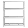 Gladiator GARS604TKW White 4-Tier Heavy Duty Steel Garage Storage Shelving Unit (60 in. W x 72 in. H x 18 in. D) Gladiator GARS604TKW White 4-Tier Heavy Duty Steel Garage Storage Shelving Unit (60 in. W x 72 in. H x 18 in. D)