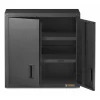 Gladiator GAWG28FDESG Steel 1-Shelf Wall Mounted Garage Cabinet in Hammered Granite (28 in W x 28 in H x 12 in D) Gladiator GAWG28FDESG Steel 1-Shelf Wall Mounted Garage Cabinet in Hammered White (28 in W x 28 in H x 12 in D)