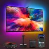 Govee Envisual TV LED Backlights with Camera, DreamView T1 RGBIC Wi-Fi TV Backlights for 55-65 inch TVs PC, Works with Alexa & Google Assistant, App Control, Music Sync TV Lights, Adapter, H6199