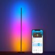 Govee RGBIC Floor Lamp, LED Corner Lamp Works with Alexa, Smart Modern Floor Lamp with Music Sync and 16 Million DIY Colors
