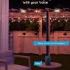 Govee Smart Outdoor String Lights, 96ft RGBIC Patio Lights with 30 Dimmable Warm White LED Bulbs, IP65 Waterproof WiFi APP Control Outdoor String Lights Work with Alexa for Balcony, Backyard, Party