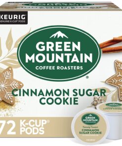 Green Mountain Coffee Roasters Cinnamon Sugar Cookie Keurig Single-Serve K-Cup Pods, Light Roast Coffee, 12 Count (Pack of 6)