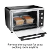 Hamilton Beach 31105D Black Countertop Oven with Convection and Rotisserie