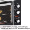 Hamilton Beach 31105D Black Countertop Oven with Convection and Rotisserie