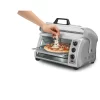 Hamilton Beach 31127D Easy Reach 1400 W 6-Slice Grey Toaster Oven with Roll Top Door