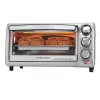 Hamilton Beach 31143 1100-Watt 4-Slice Stainless Steel Toaster Oven