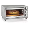 Hamilton Beach 31143 1100-Watt 4-Slice Stainless Steel Toaster Oven