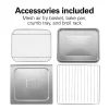 Hamilton Beach 31222 1800-Watt 6-Slice Black Toaster Oven with Air Fry