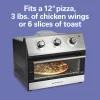 Hamilton Beach 31222 1800-Watt 6-Slice Black Toaster Oven with Air Fry
