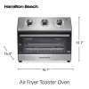 Hamilton Beach 31222 1800-Watt 6-Slice Black Toaster Oven with Air Fry