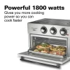 Hamilton Beach 31225 Air Fry 1800 W 6 Slice Stainless Steel Countertop Oven with 6 Cooking Functions