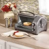 Hamilton Beach 31334D Easy Reach 1200 W 4-Slice Grey Toaster Oven with Roll-Top Door Hamilton Beach 31334D Easy Reach 1200 W 4-Slice Grey Toaster Oven with Roll-Top Door
