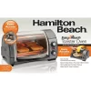 Hamilton Beach 31334D Easy Reach 1200 W 4-Slice Grey Toaster Oven with Roll-Top Door Hamilton Beach 31334D Easy Reach 1200 W 4-Slice Grey Toaster Oven with Roll-Top Door