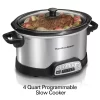 Hamilton Beach 33443 4 Qt. Stainless Steel Slow Cooker with Built in Timer Hamilton Beach 33443 4 Qt. Stainless Steel Slow Cooker with Built in Timer