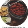 Hamilton Beach 33480 Programmable Slow Cooker with Three Temperature Settings, 8-Quart, Silver