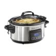 Hamilton Beach 33561 Stay or Go 6 Qt. Stainless Steel Slow Cooker with Built in Timer