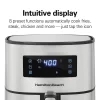 Hamilton Beach 35075 5 Qt. Stainless Steel Digital Air Fryer with Nonstick Basket