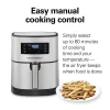 Hamilton Beach 35075 5 Qt. Stainless Steel Digital Air Fryer with Nonstick Basket