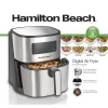 Hamilton Beach 35075 5 Qt. Stainless Steel Digital Air Fryer with Nonstick Basket