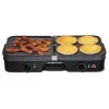 Hamilton Beach 38546 3 in 1 180 sq. in. Black Indoor Grill with Removable Grids