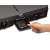 Hamilton Beach 38546 3 in 1 180 sq. in. Black Indoor Grill with Removable Grids