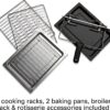 Hamilton Beach Countertop Rotisserie Convection Toaster Oven, Extra-Large, Stainless Steel (31103DA)