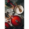 Hamilton Beach HAR101RD 5.5 Quart Enameled Cast Iron Covered Round Dutch Oven Pot, Red
