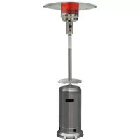 Hanover 48000-BTU Stainless Steel Floorstanding Liquid Propane Patio Heater (HAN003SS)
