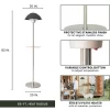 Hanover HAN1011IC-BLK 5118-BTU 120-Volt Black Stainless Steel Electric Patio Heater Hanover HAN1011IC-BLK 5118-BTU 120-Volt Black Stainless Steel Electric Patio Heater