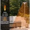 Hanover HAN1022HA-BLK 5118-BTU 120-Volt Black Stainless Steel Electric Patio Heater Hanover HAN1022HA-BLK 5118-BTU 120-Volt Black Stainless Steel Electric Patio Heater