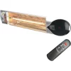 Hanover HAN1051IC-SLV 5118-BTU 120-Volt Silver Stainless Steel Electric Patio Heater Hanover HAN1051IC-SLV 5118-BTU 120-Volt Silver Stainless Steel Electric Patio Heater