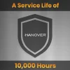 Hanover HAN1051ICSLV-SD 5118-BTU 120-Volt Silver Steel Electric Patio Heater