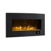 HearthPro SP5735 36-in W Black LED Electric Fireplace