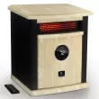 Heat Storm HS-1500-ILODB Portable Electric Infrared Space Heater, 1500-Watt Cabinet Infrared Quartz Element, Remote Control, Washable Filter