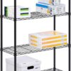 Honey-Can-Do SHF-01908 Adjustable Storage Shelving Unit, 250-Pounds Per Shelf, Black, 4-Tier, 36Lx14Wx54H Honey-Can-Do SHF-01908 Adjustable Storage Shelving Unit, 250-Pounds Per Shelf, Black, 4-Tier, 36Lx14Wx54H