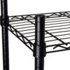 Honey-Can-Do SHF-01908 Adjustable Storage Shelving Unit, 250-Pounds Per Shelf, Black, 4-Tier, 36Lx14Wx54H Honey-Can-Do SHF-01908 Adjustable Storage Shelving Unit, 250-Pounds Per Shelf, Black, 4-Tier, 36Lx14Wx54H