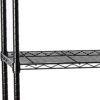 Honey-Can-Do SHF-01912 Shelving Unit 350-Pound Capacity, black, 5-Tier Honey-Can-Do SHF-01912 Shelving Unit 350-Pound Capacity, black, 5-Tier