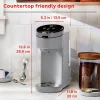 INSTANT 140-6018-01 40 oz. Solo Single Cup Gray Drip Coffee Maker with Water Tank Capacity