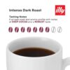 Illy Coffee Intense & Robust Intenso Dark Roast Coffee K-Cups, Made With 100% Arabica Coffee, All-Natural, No Preservatives, Coffee Pods for Keurig Coffee Machines, K-Cups, 32 K Cup Pods,, 13.4 Oz
