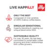 Illy Coffee Intense & Robust Intenso Dark Roast Coffee K-Cups, Made With 100% Arabica Coffee, All-Natural, No Preservatives, Coffee Pods for Keurig Coffee Machines, K-Cups, 32 K Cup Pods,, 13.4 Oz