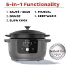 Instant 140-0051-01 Electric Round Dutch Oven, 6-Quart 1500W