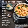 Instant Pot 140-0068-01 Duo Crisp Ultimate Lid 13-in-1 Air Fryer and Pressure Cooker Combo