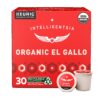 Intelligentsia Coffee, Light Roast K-Cup Pods for Keurig Brewers - Organic El Gallo 30 Count
